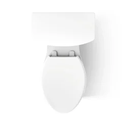 Tall two-piece elongated toilet with skirted trapway, 1.28 gpf^Kohler Hot