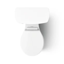 Tall two-piece round-front toilet, 1.28 gpf^Kohler