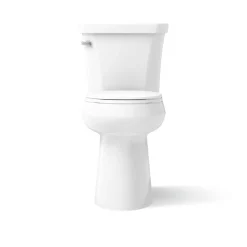 Tall two-piece round-front toilet, 1.6 gpf^Kohler