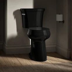 Tall two-piece round-front toilet, 1.6 gpf^Kohler