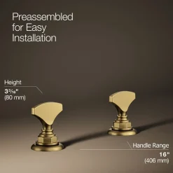 T-handle bathroom sink faucet handles^Kohler
