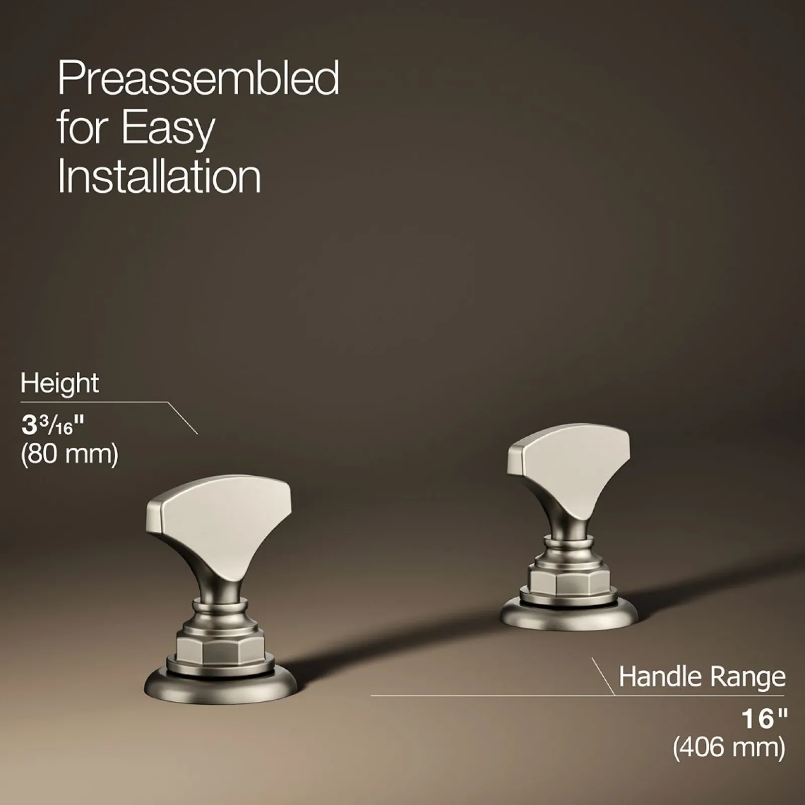 T-handle bathroom sink faucet handles^Kohler