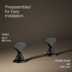T-handle bathroom sink faucet handles^Kohler