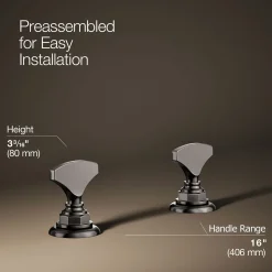 T-handle bathroom sink faucet handles^Kohler