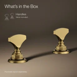 T-handle bathroom sink faucet handles^Kohler