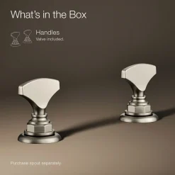 T-handle bathroom sink faucet handles^Kohler