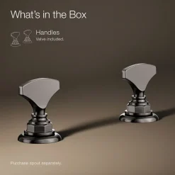 T-handle bathroom sink faucet handles^Kohler