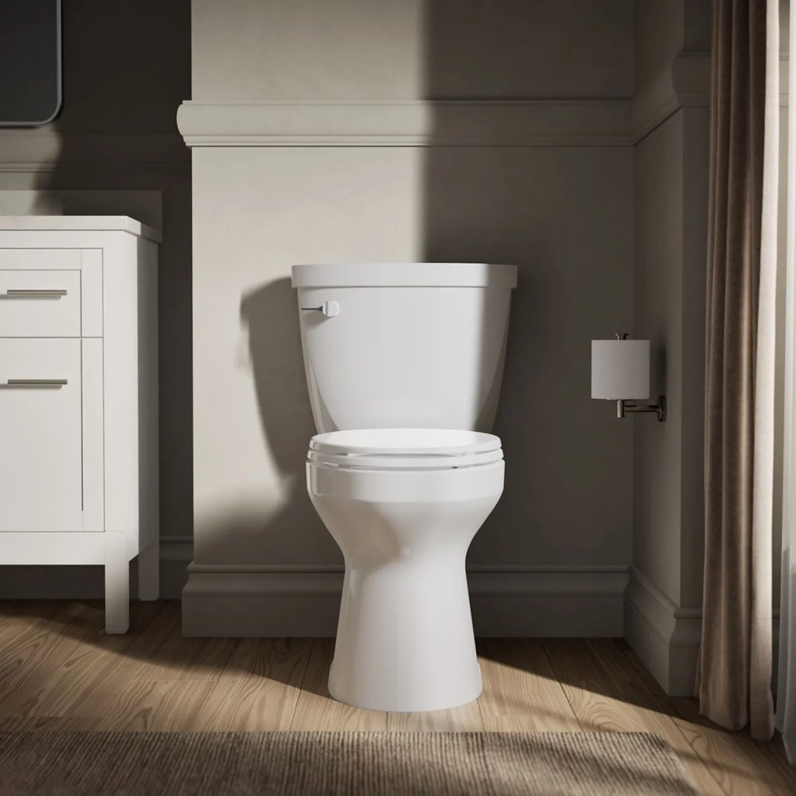 The Complete Solution® two-piece elongated toilet, 1.28 gpf^Kohler Sale