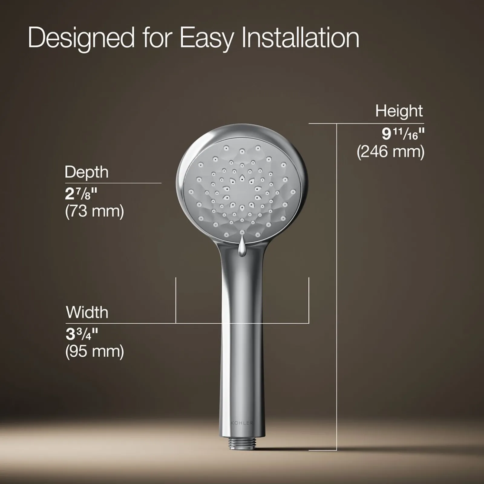 Three-function handshower, 1.75 gpm^Kohler New