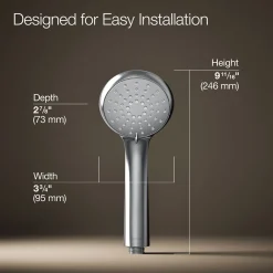 Three-function handshower, 1.75 gpm^Kohler New