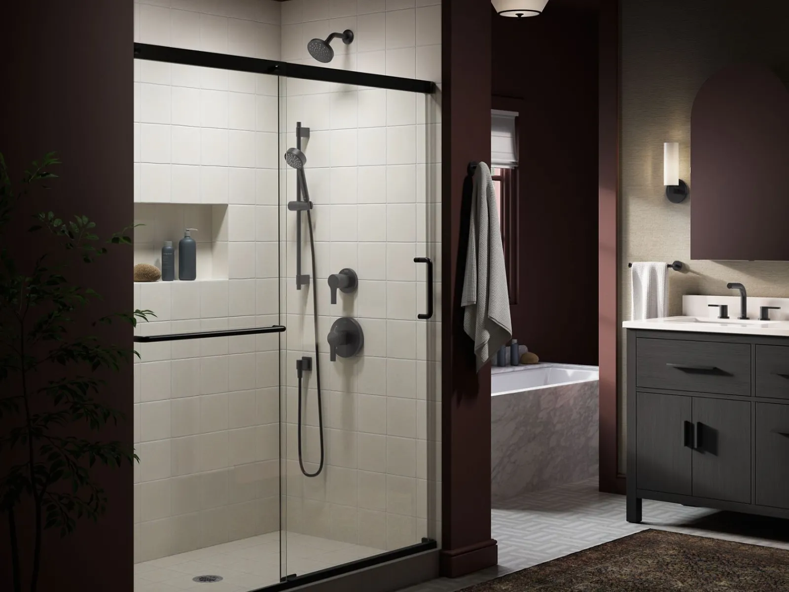 28" three-function handshower kit, 1.75 gpm^Kohler Hot