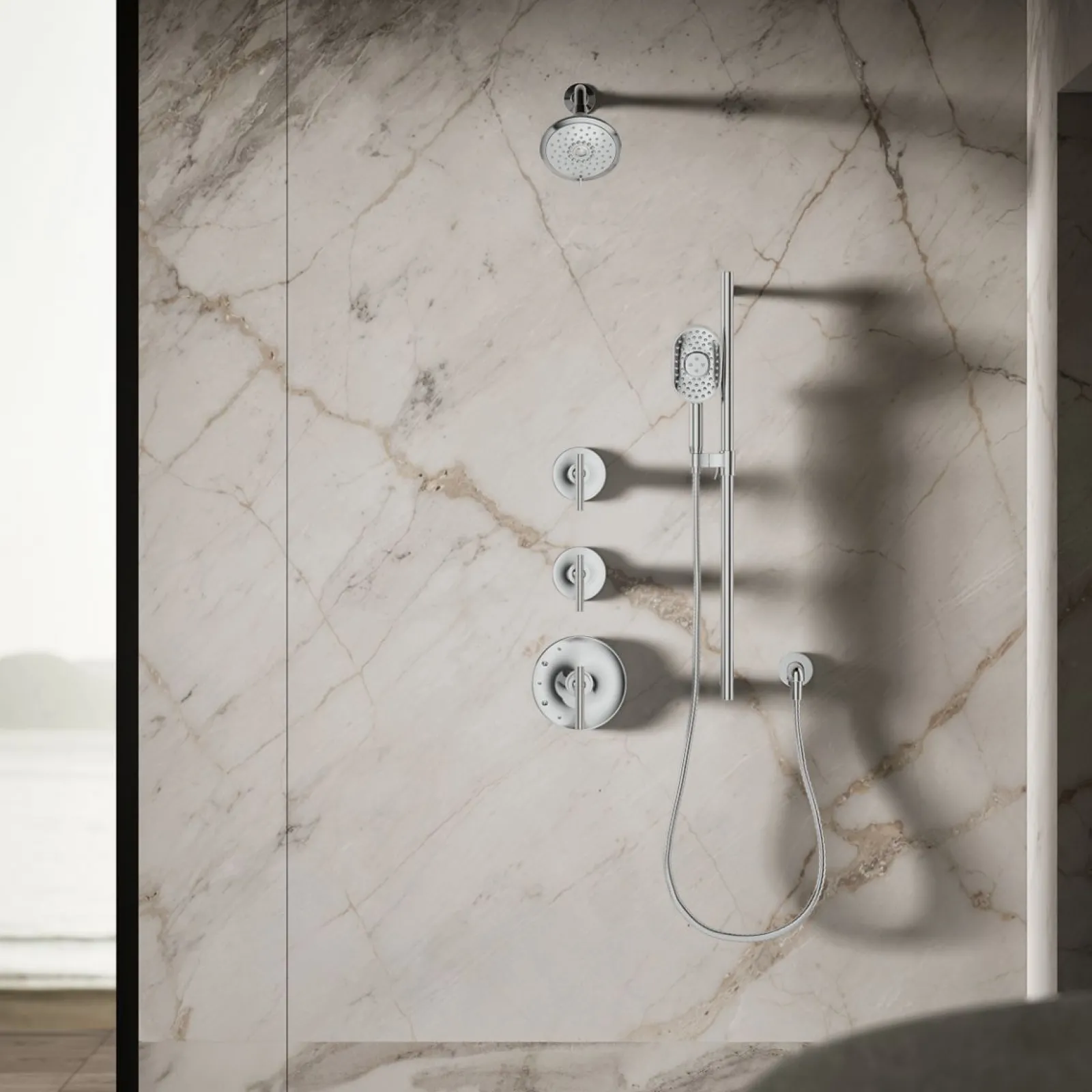 Three-function showerhead, 2.5 gpm^Kohler Online