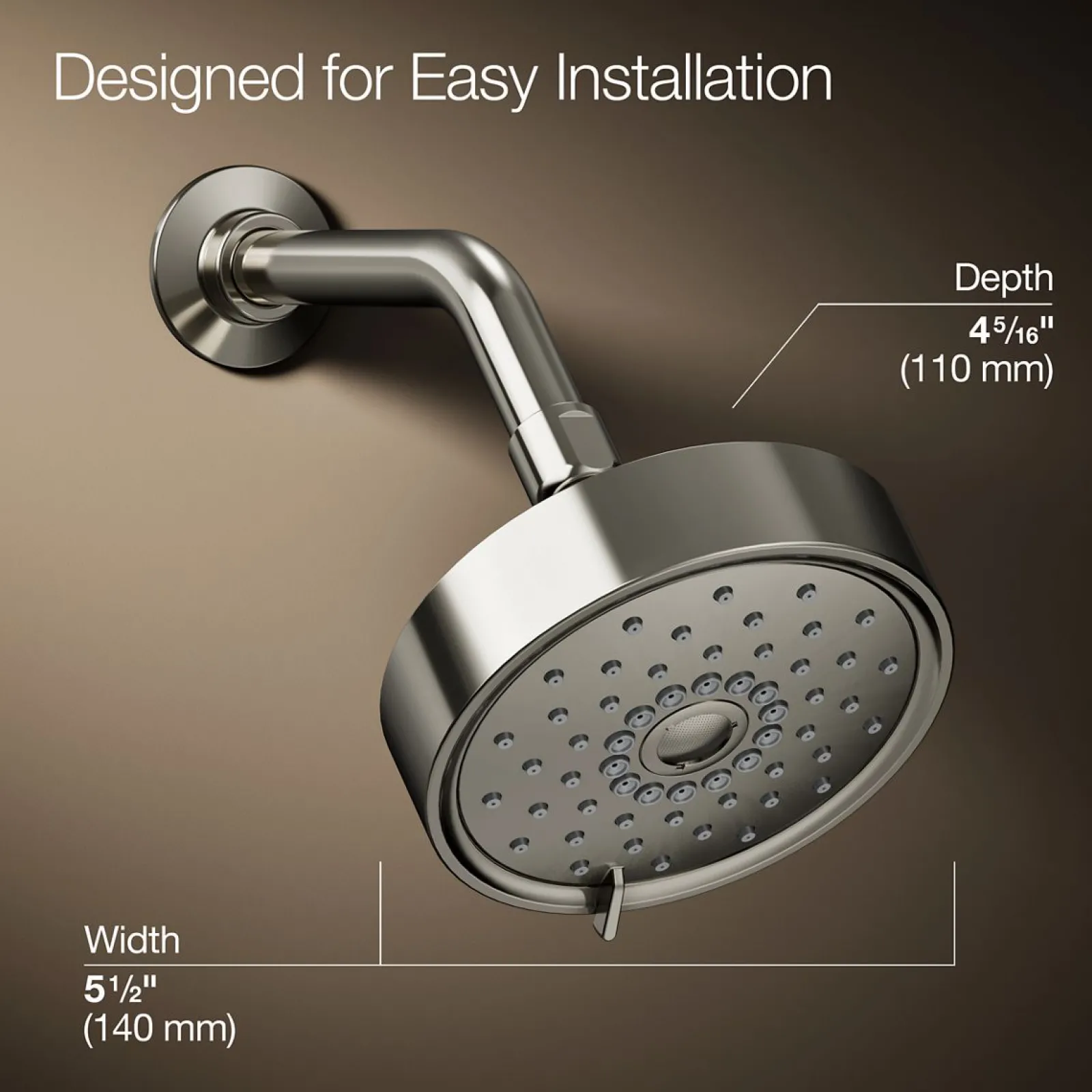 Three-function showerhead, 1.75 gpm^Kohler Outlet