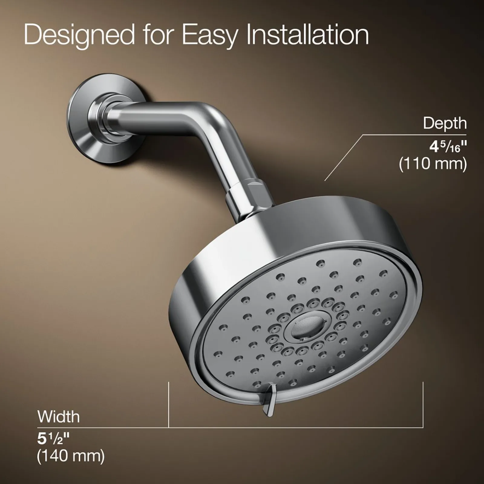 Three-function showerhead, 2.5 gpm^Kohler Discount
