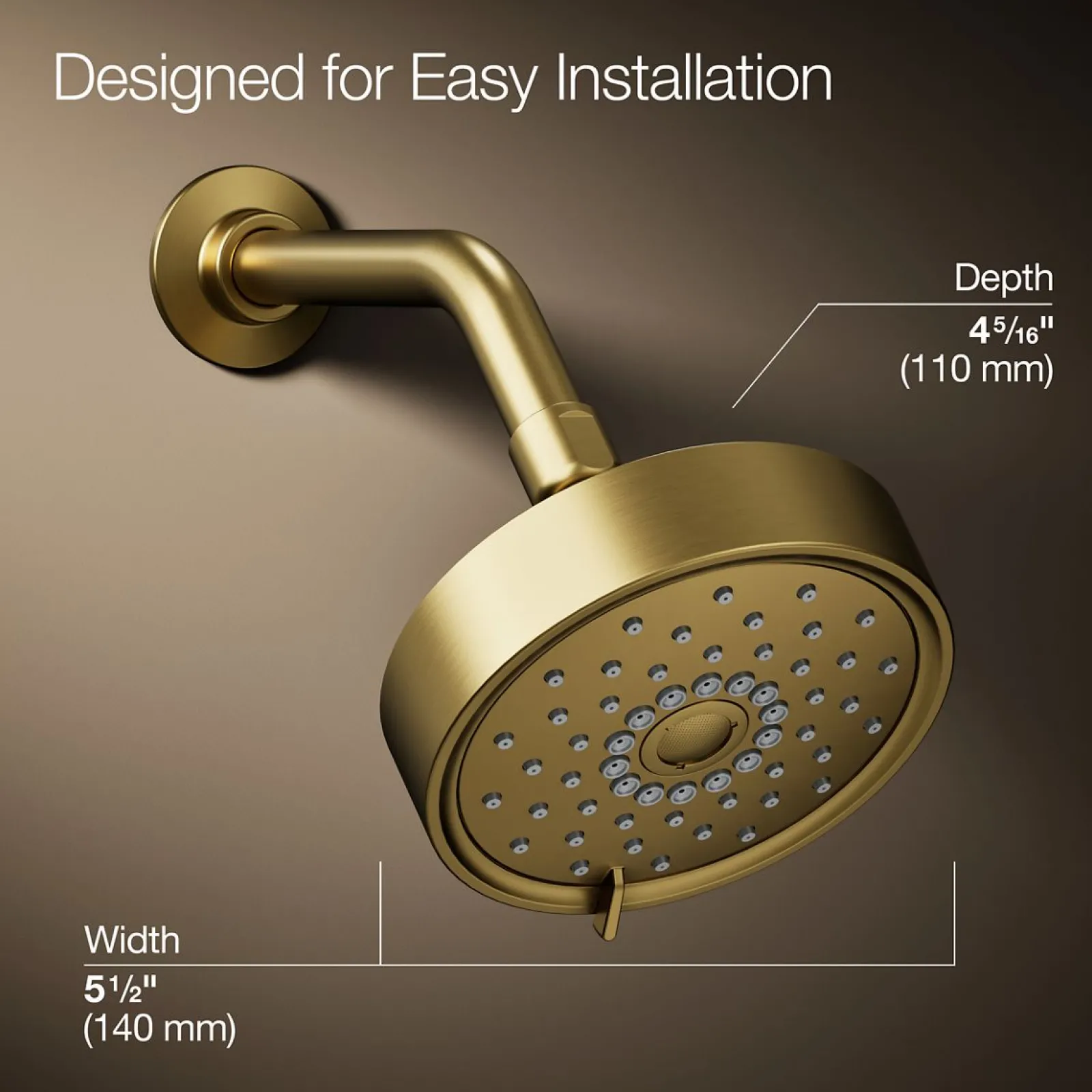Three-function showerhead, 2.5 gpm^Kohler Discount