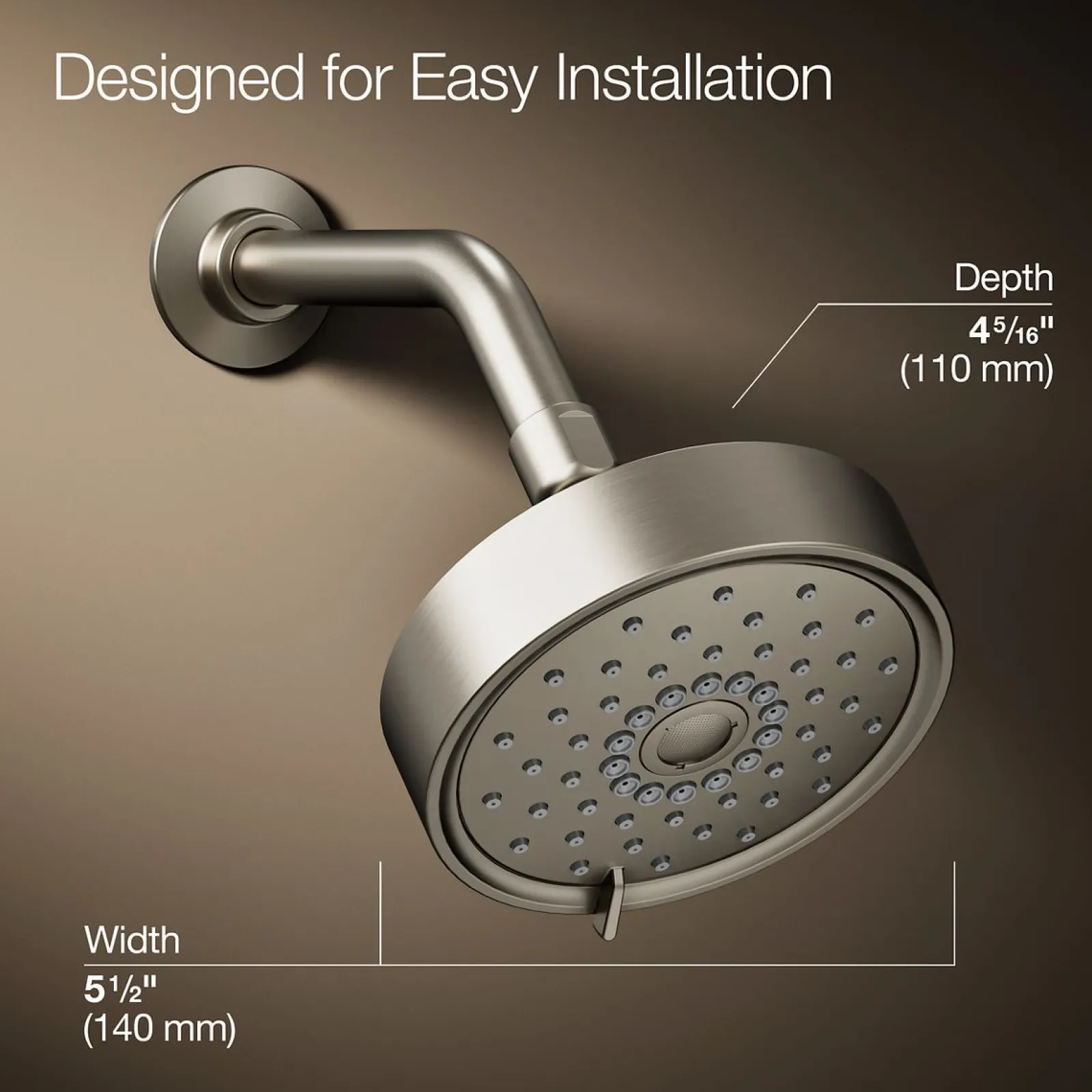 Three-function showerhead, 2.5 gpm^Kohler Discount
