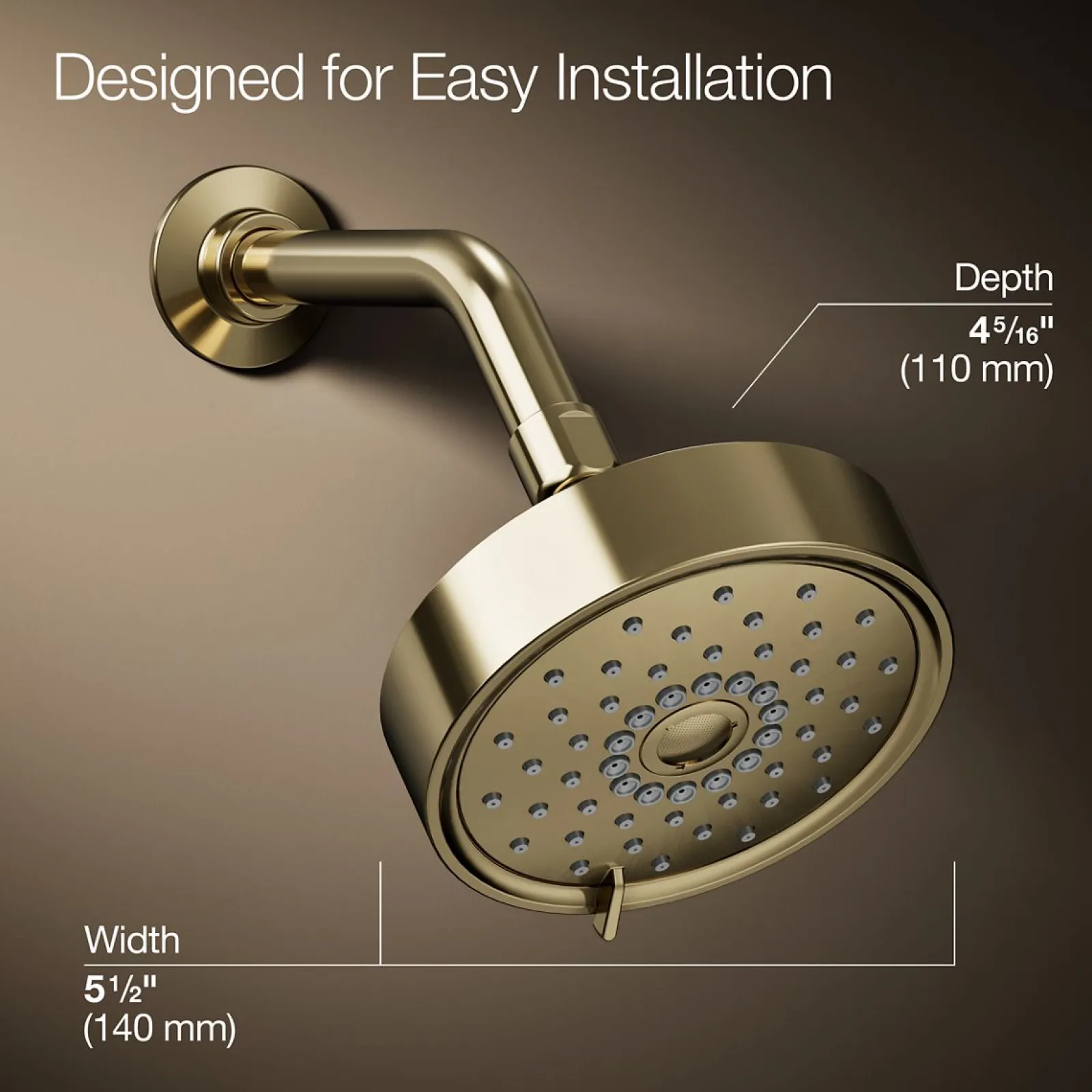 Three-function showerhead, 2.5 gpm^Kohler Discount
