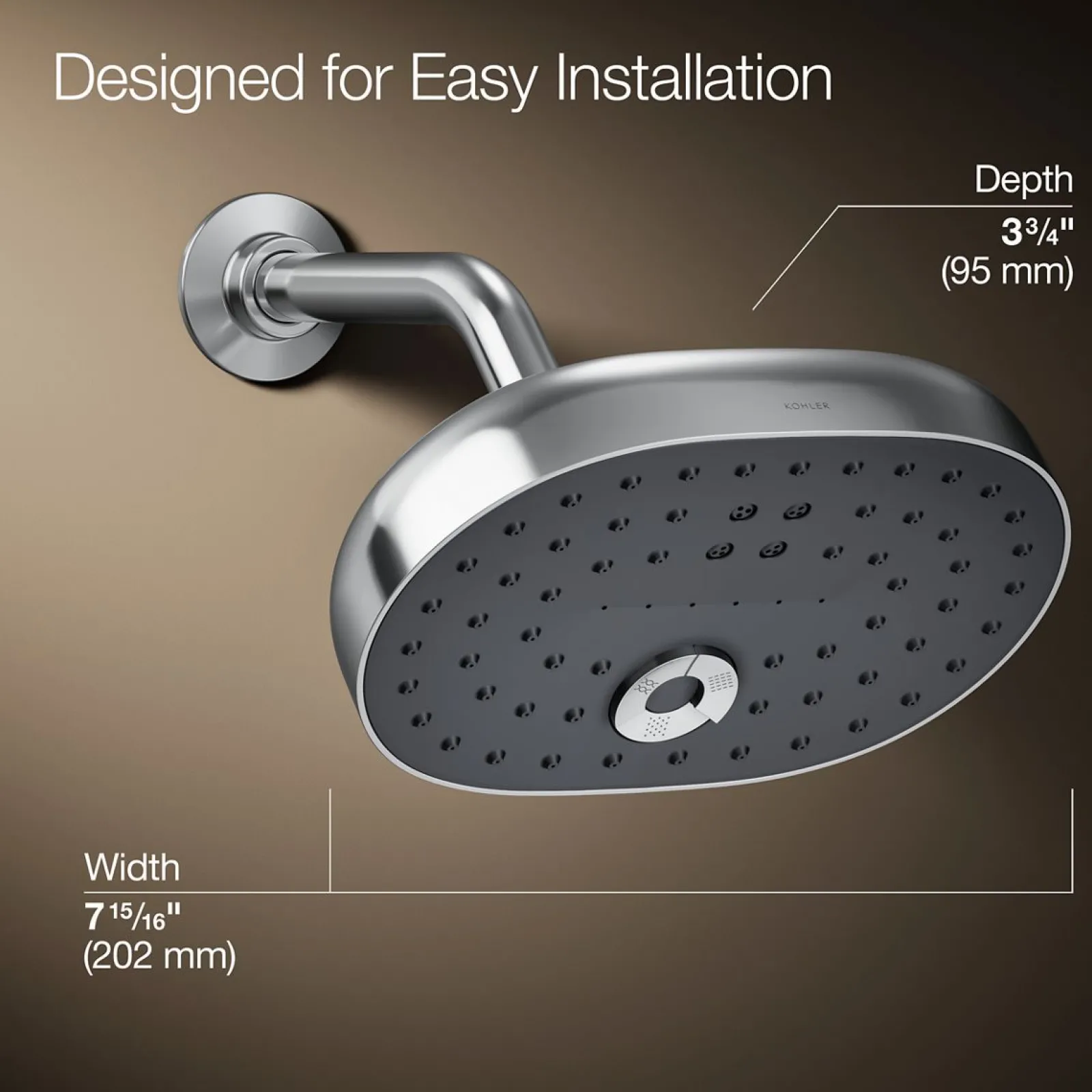 Three-function showerhead, 1.75 gpm^Kohler Online