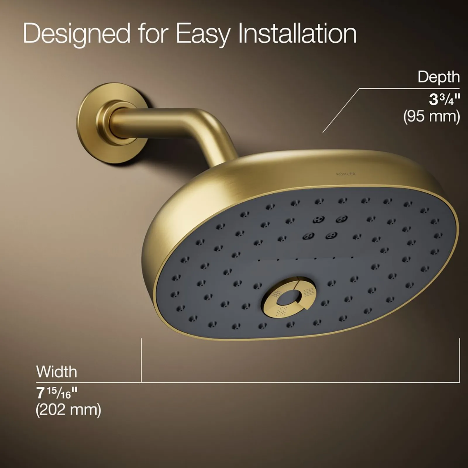Three-function showerhead, 1.75 gpm^Kohler Online