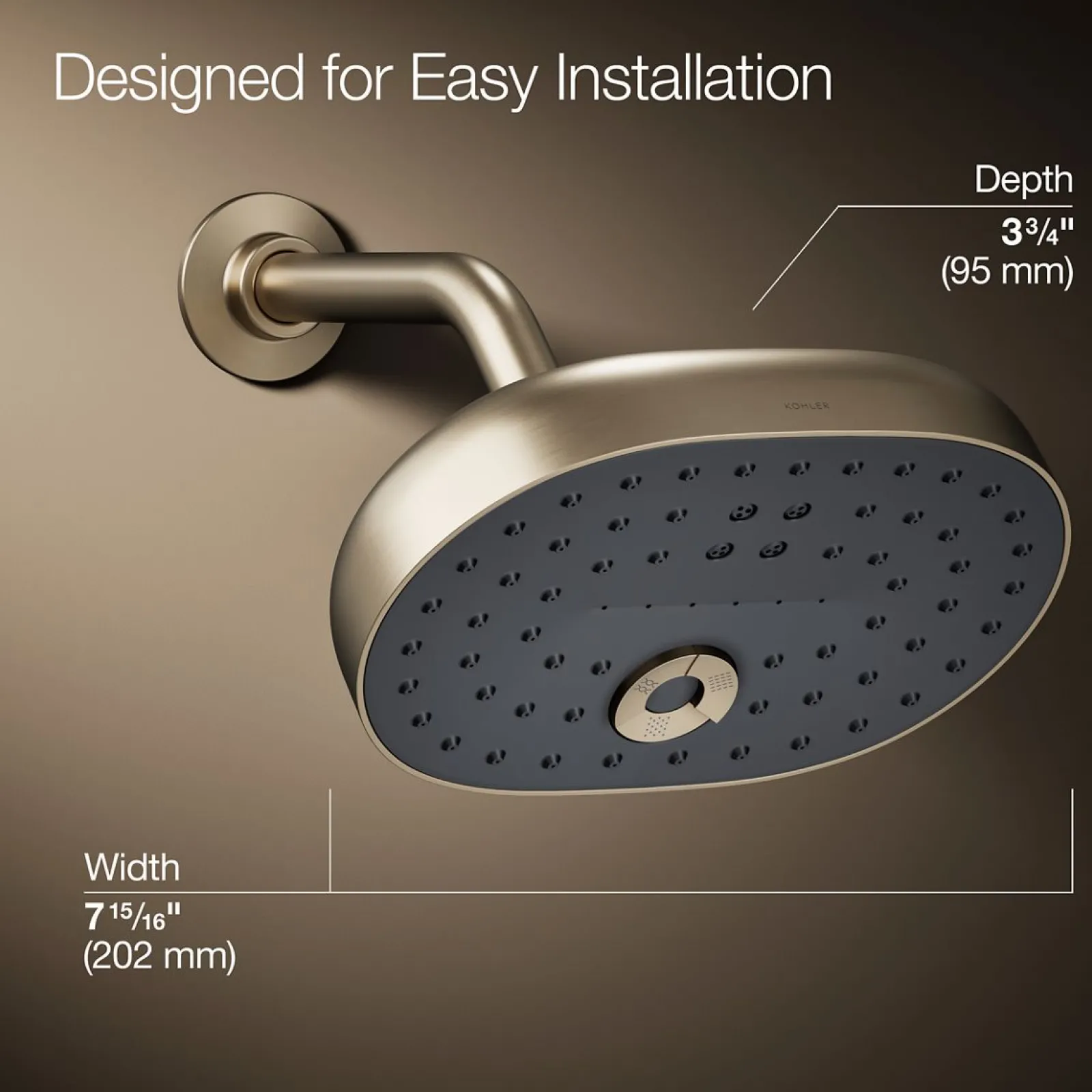 Three-function showerhead, 1.75 gpm^Kohler Online