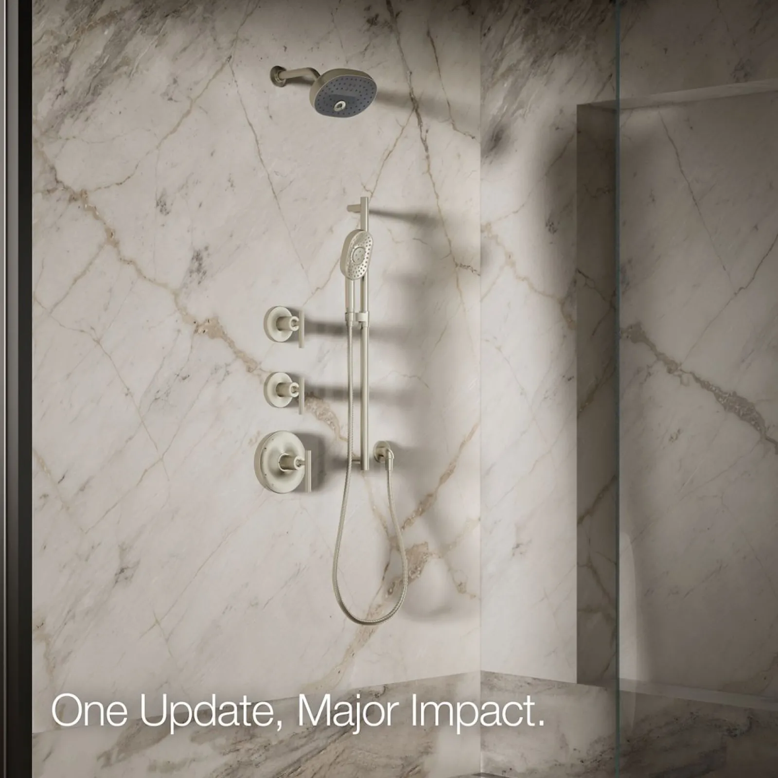 Three-function showerhead, 1.75 gpm^Kohler Online