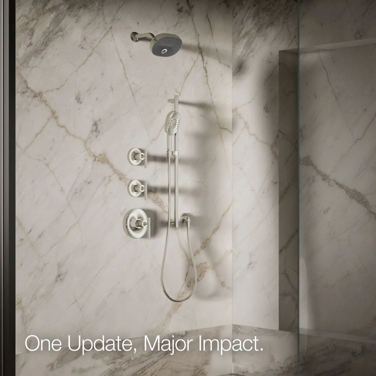 Three-function showerhead, 1.75 gpm^Kohler Online