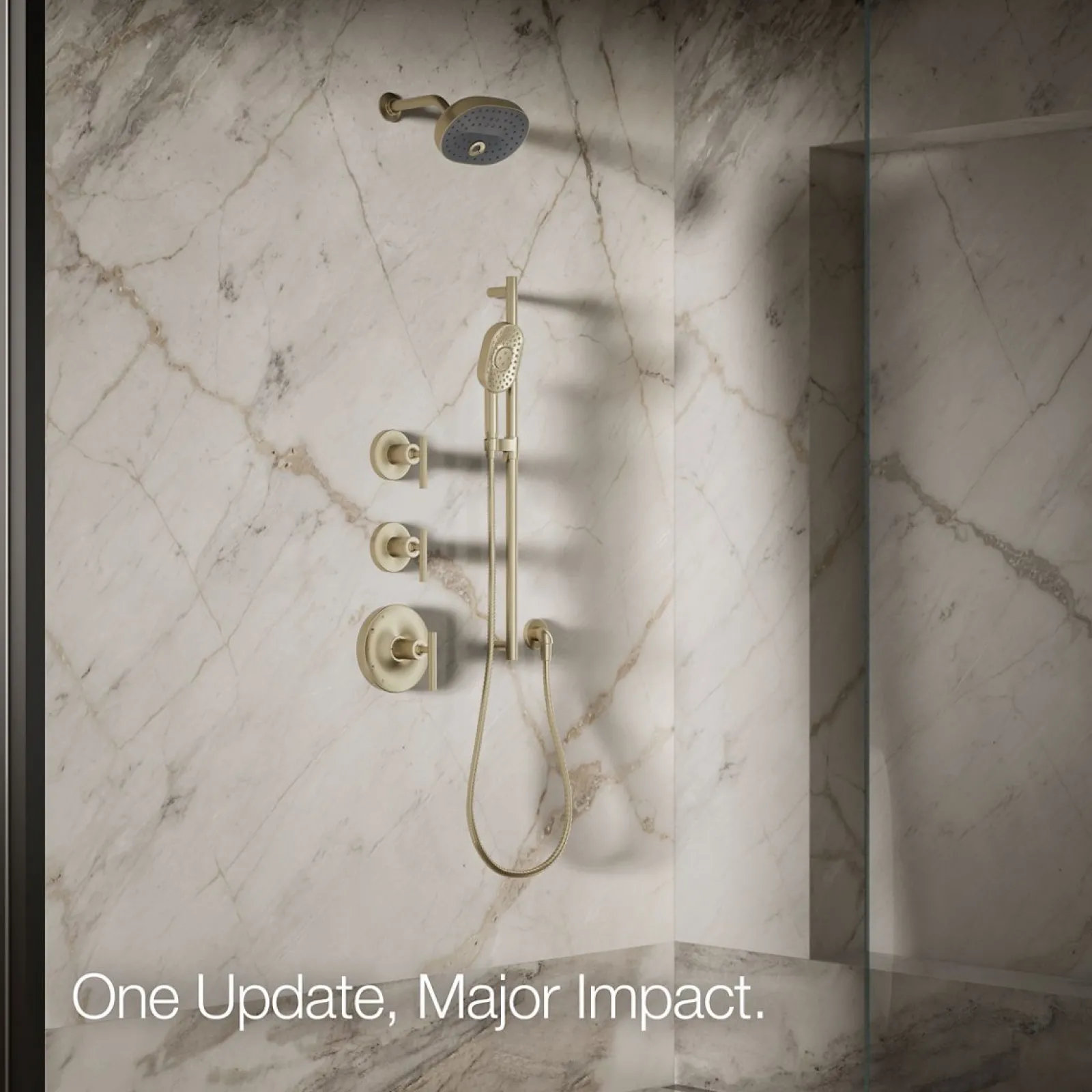 Three-function showerhead, 1.75 gpm^Kohler Online