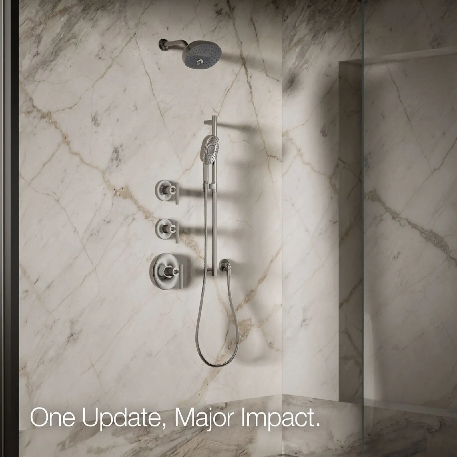 Three-function showerhead, 1.75 gpm^Kohler Online