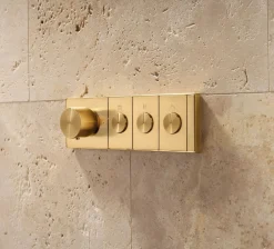 Three-outlet recessed mechanical thermostatic valve control^Kohler Online