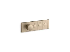 Three-outlet recessed mechanical thermostatic valve control^Kohler Online