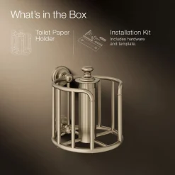 Toilet paper carriage^Kohler