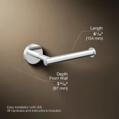 Toilet paper holder^Kohler Hot