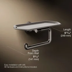 Toilet paper holder with tray^Kohler Discount
