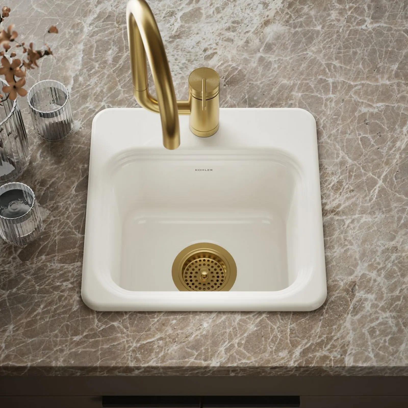 15" top-mount single-bowl bar sink^Kohler Sale