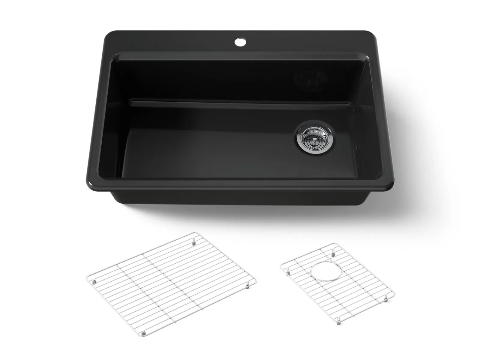 33" top-mount single-bowl kitchen sink^Kohler New