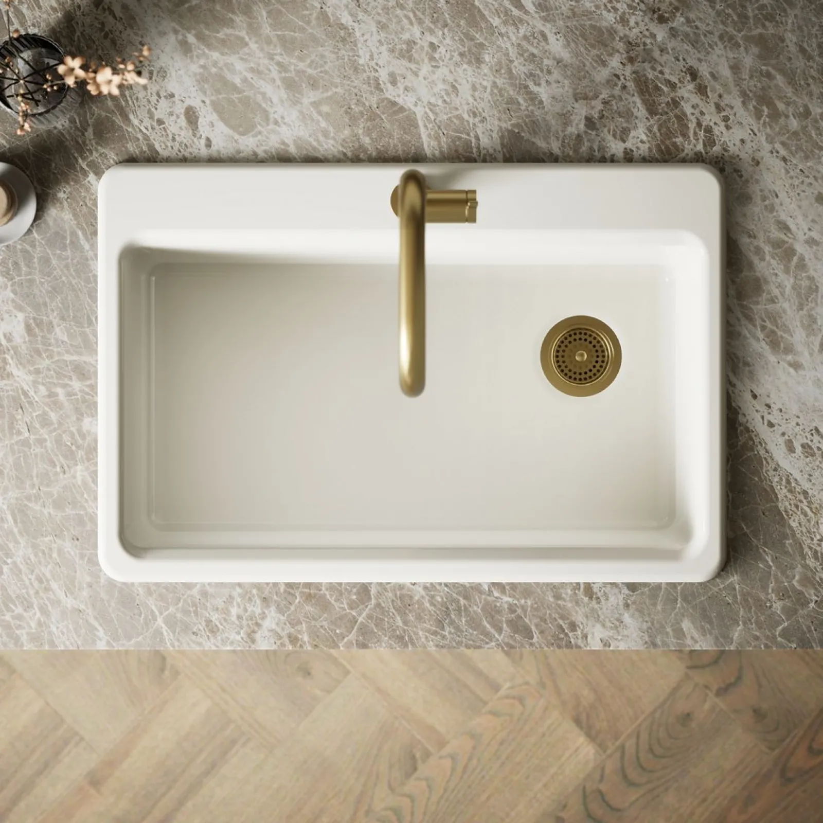 33" top-mount single-bowl kitchen sink^Kohler New