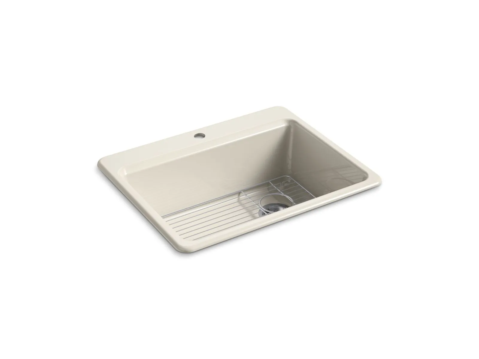 27" top-mount single-bowl kitchen sink^Kohler Outlet