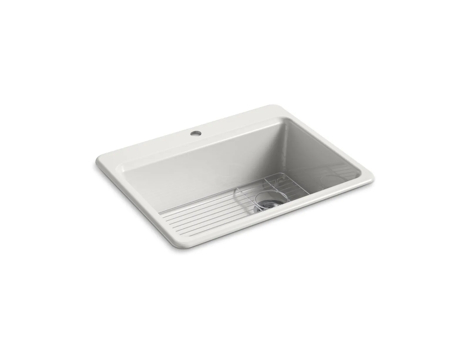 27" top-mount single-bowl kitchen sink^Kohler Outlet