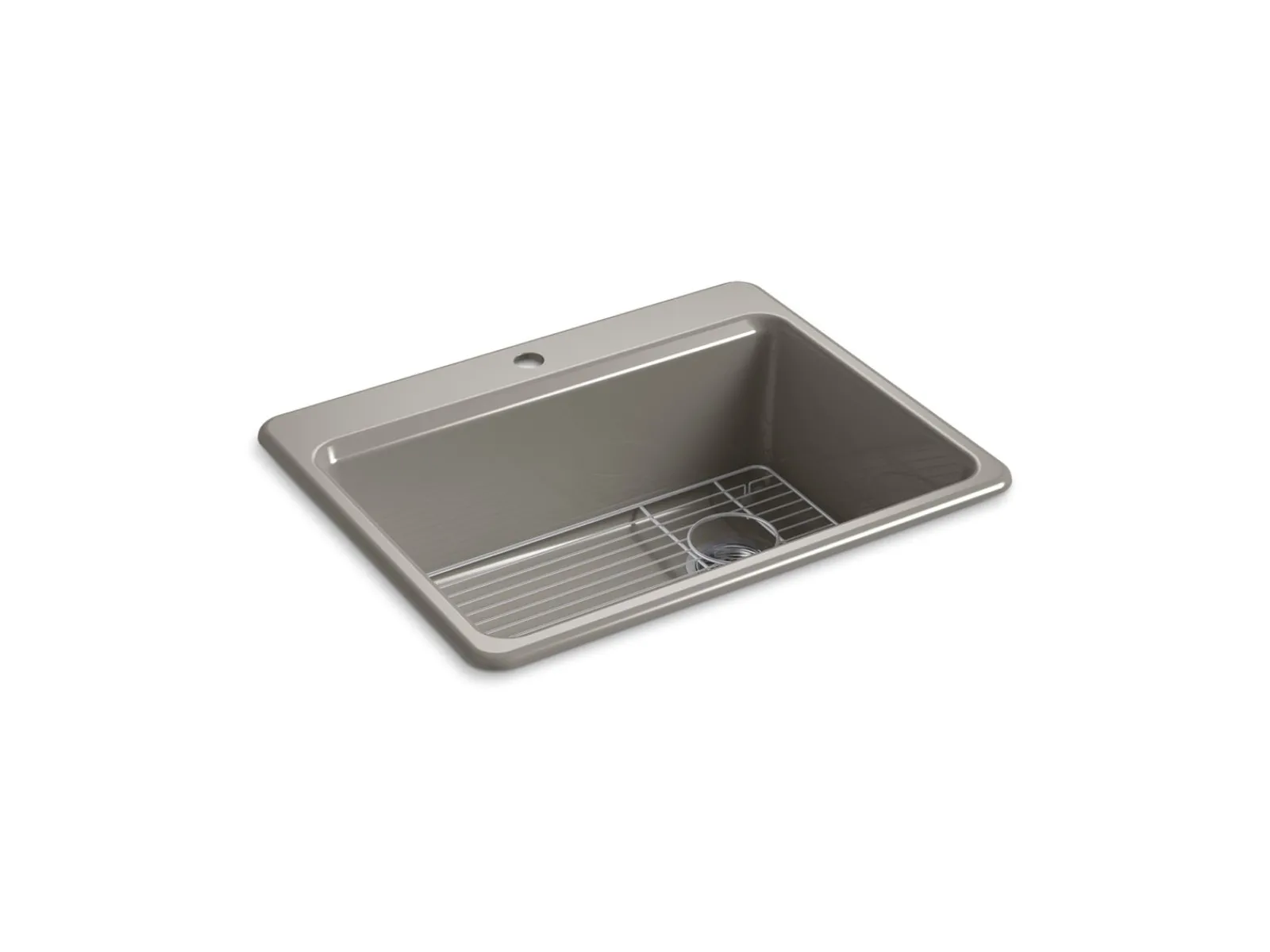27" top-mount single-bowl kitchen sink^Kohler Outlet