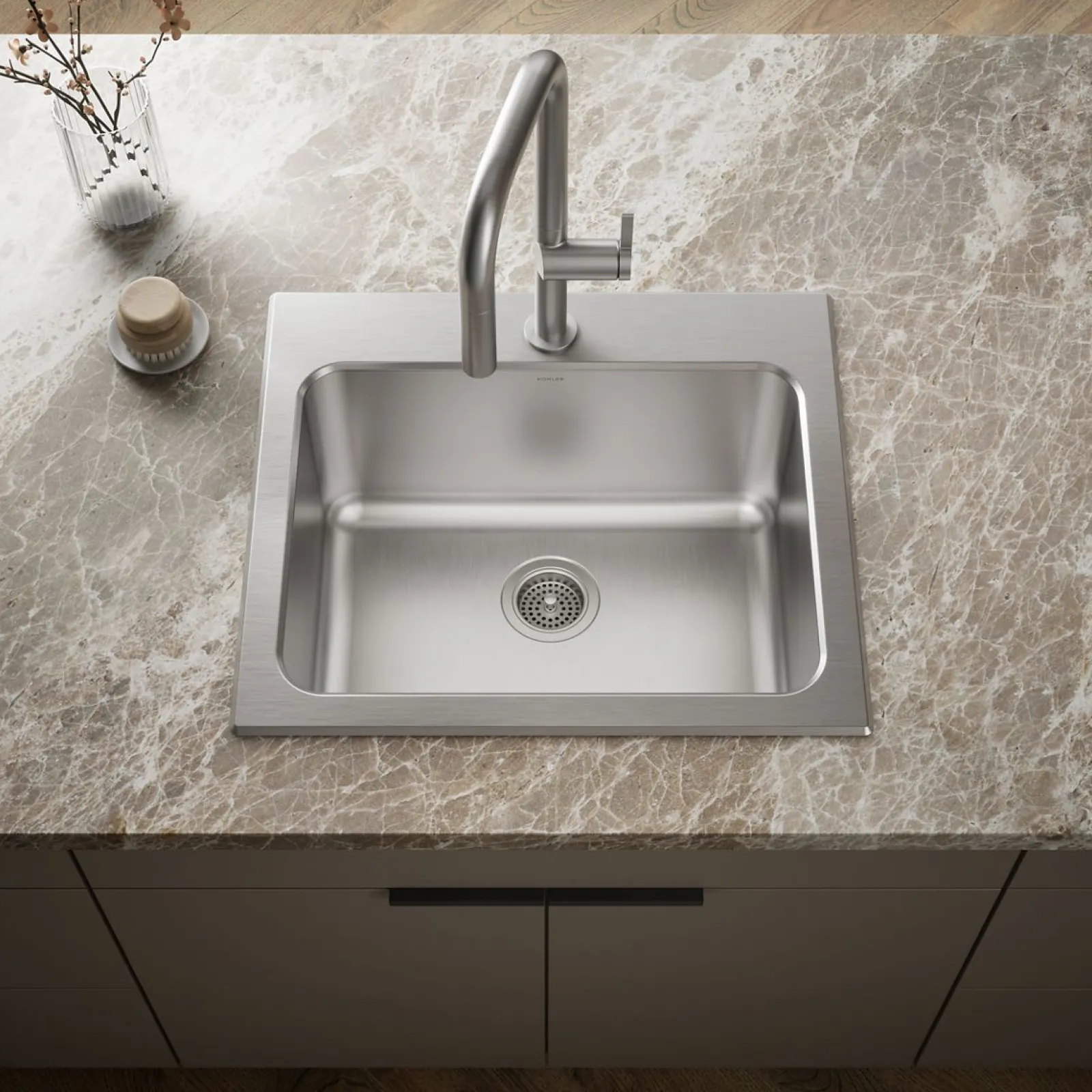 25" top-mount single-bowl utility sink^Kohler New
