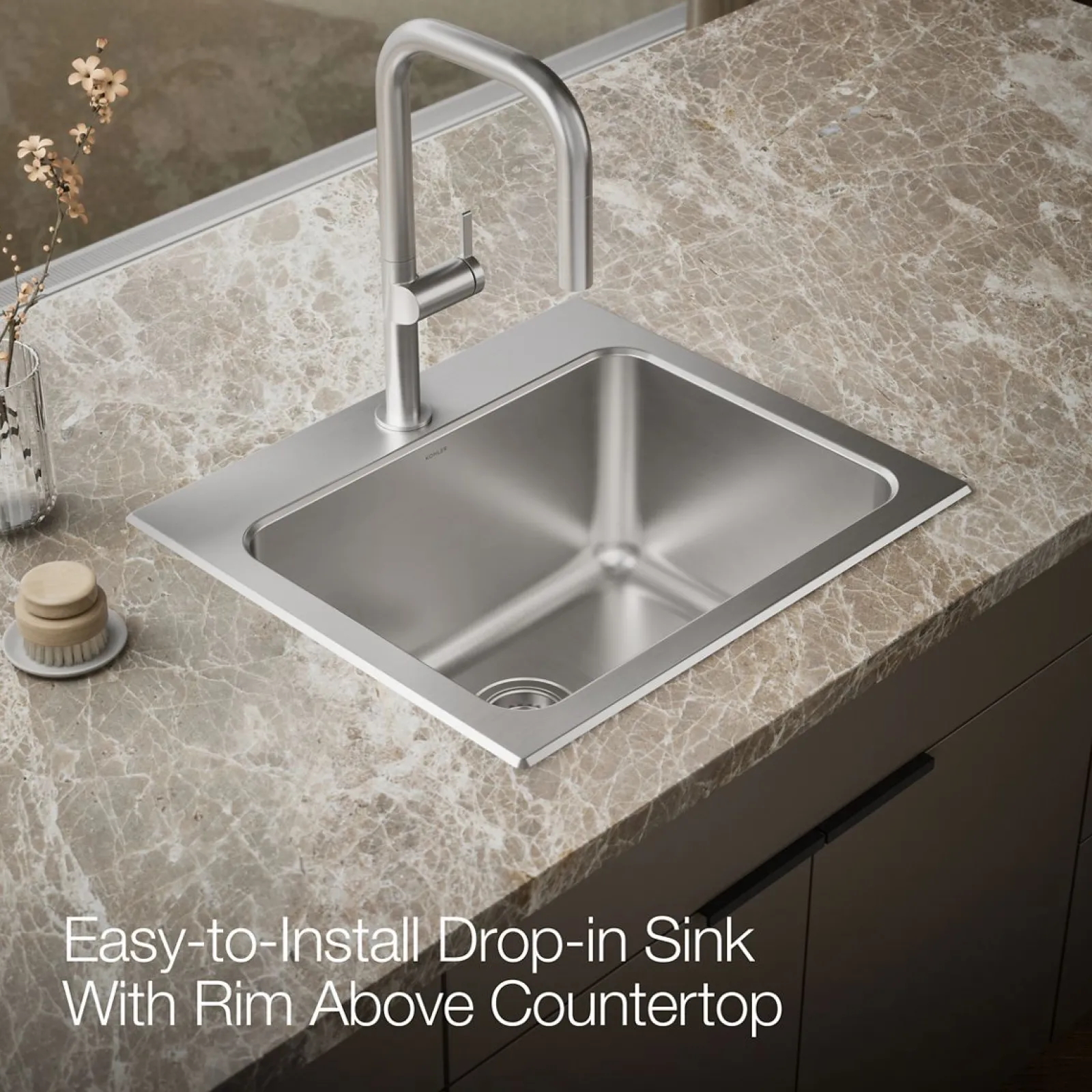 25" top-mount single-bowl utility sink^Kohler New