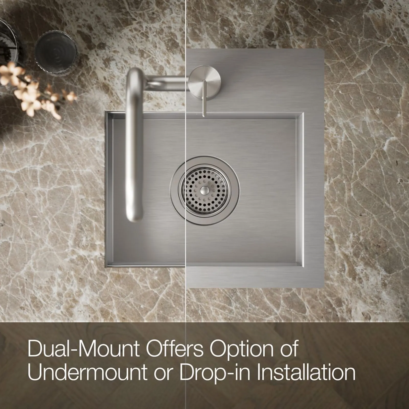 15" top-/undermount bar sink^Kohler Clearance
