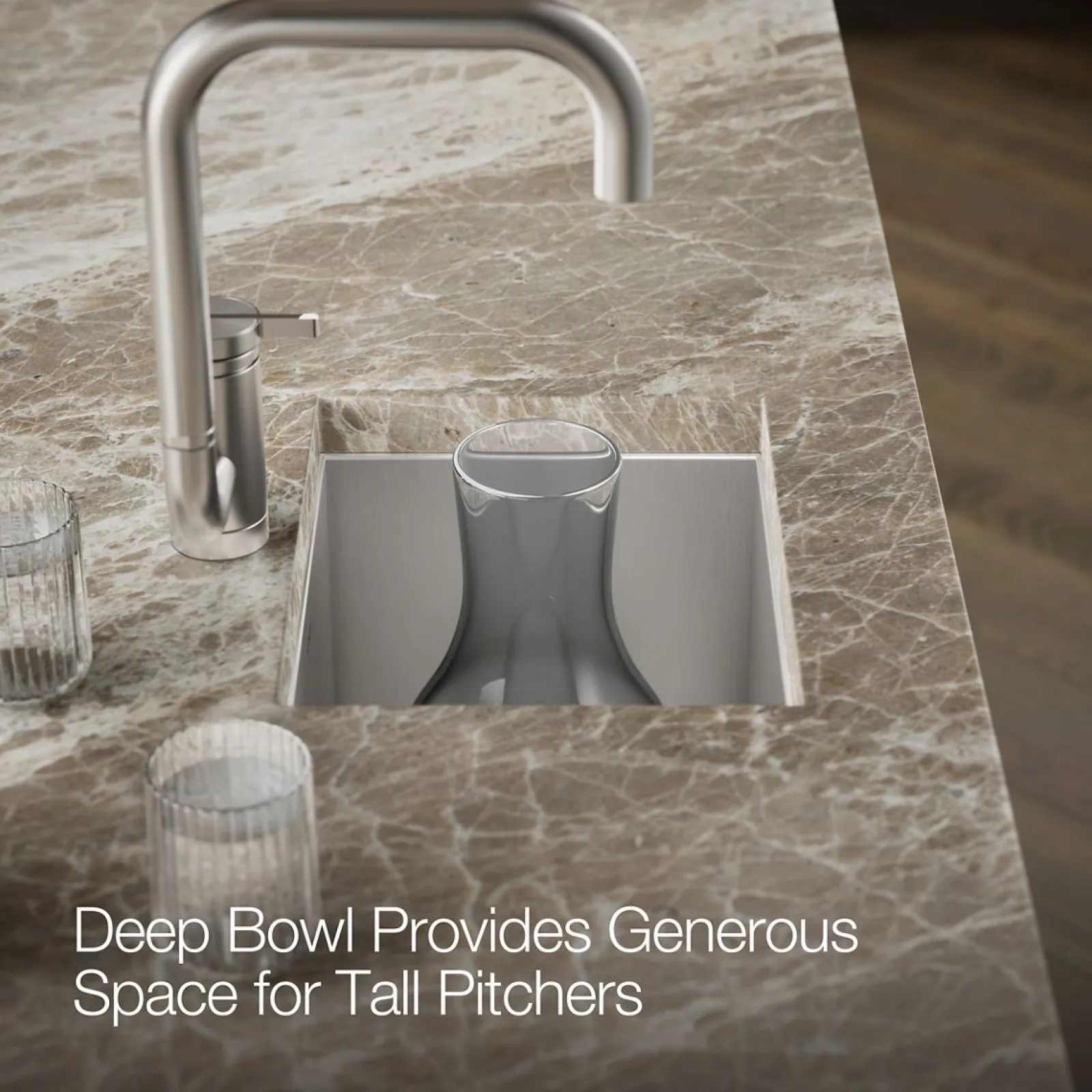 15" top-/undermount bar sink^Kohler Clearance