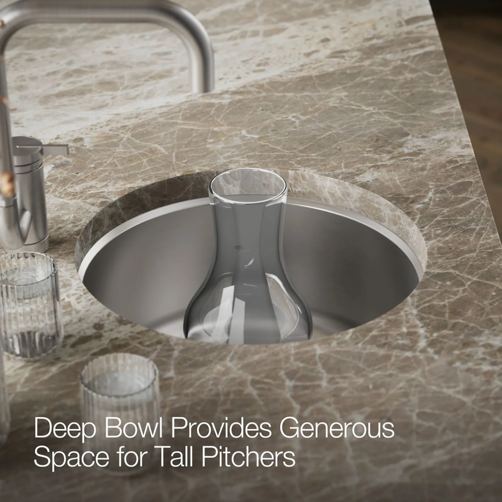 18-1/2" top-/undermount single-bowl bar sink^Kohler Sale