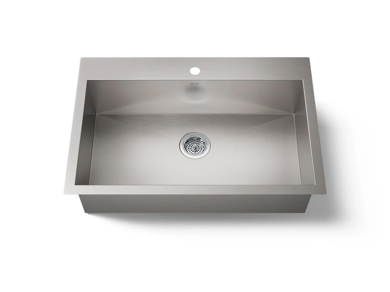 33" top-/undermount single-bowl kitchen sink^Kohler New