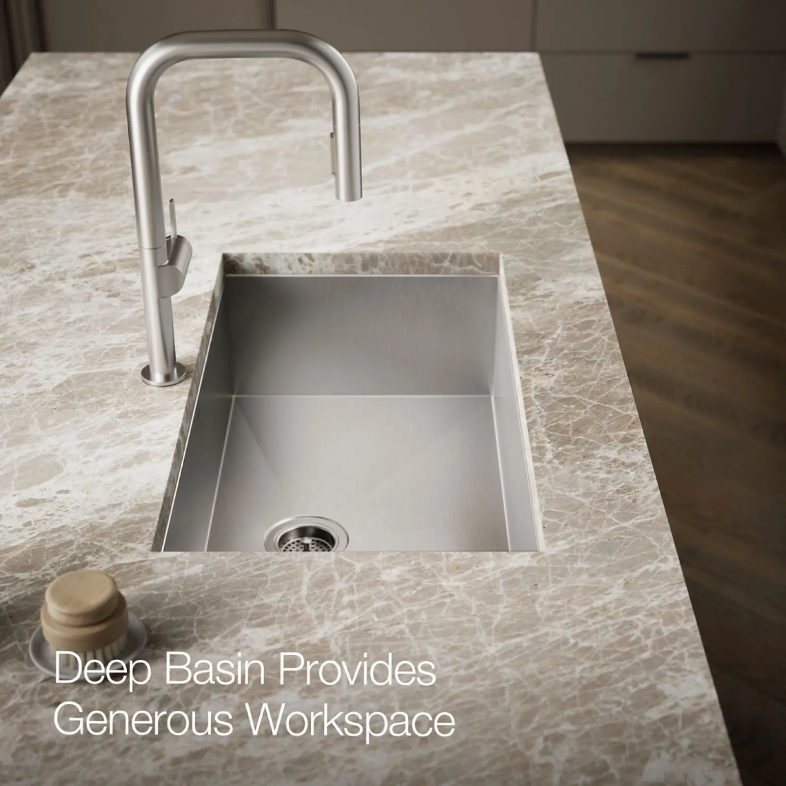 33" top-/undermount single-bowl kitchen sink^Kohler New