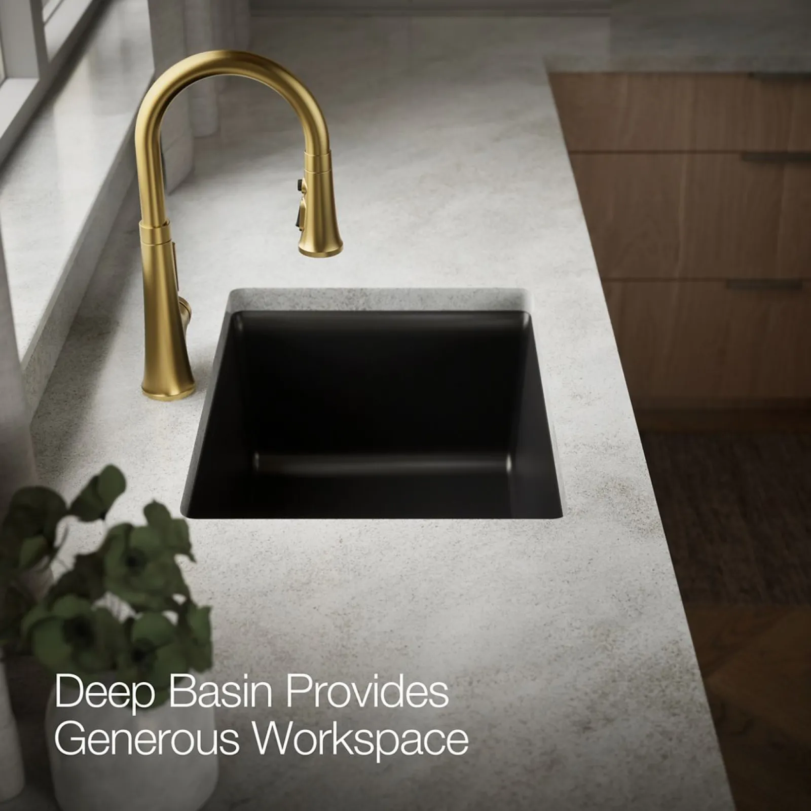 25" top-/undermount single-bowl kitchen sink^Kohler