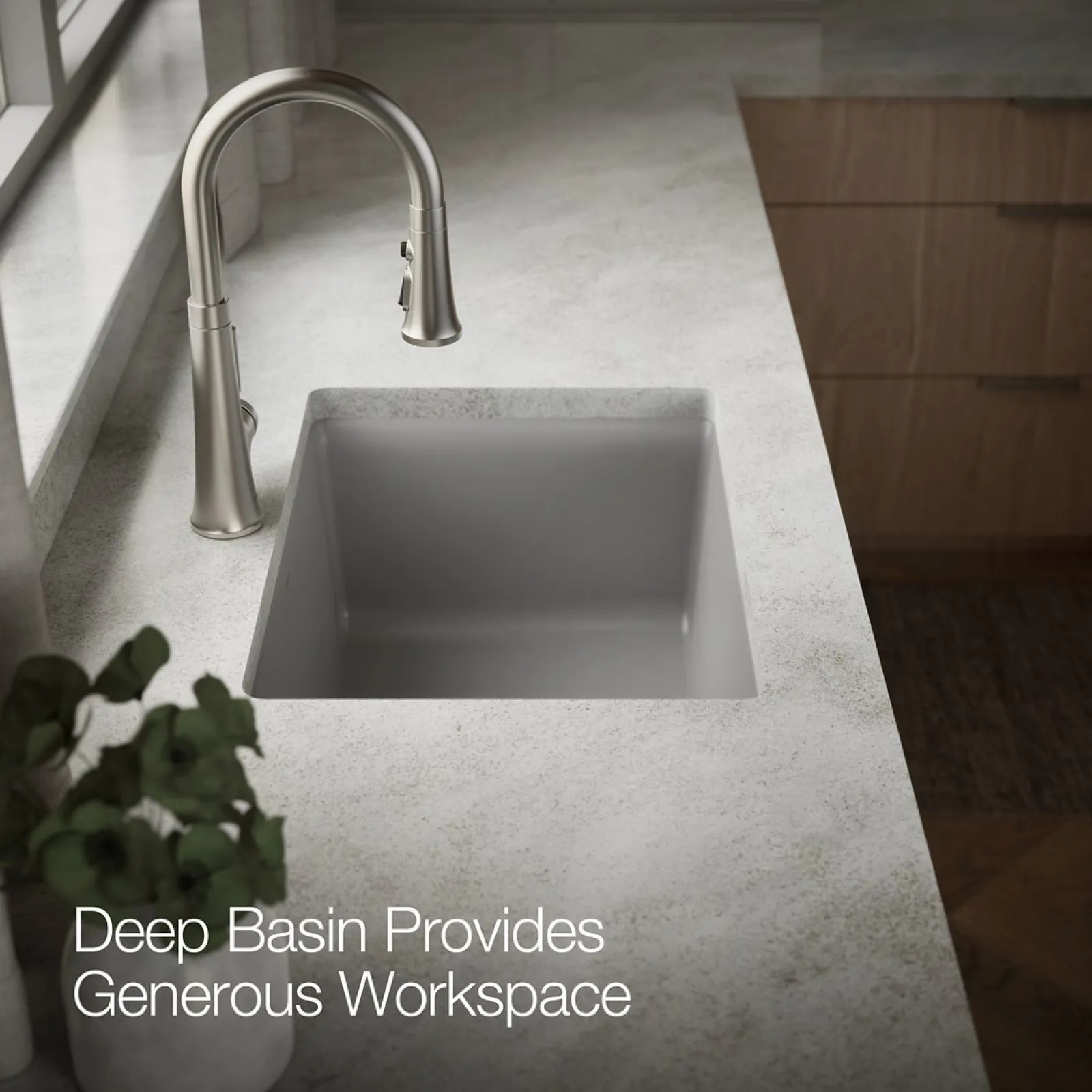 25" top-/undermount single-bowl kitchen sink^Kohler
