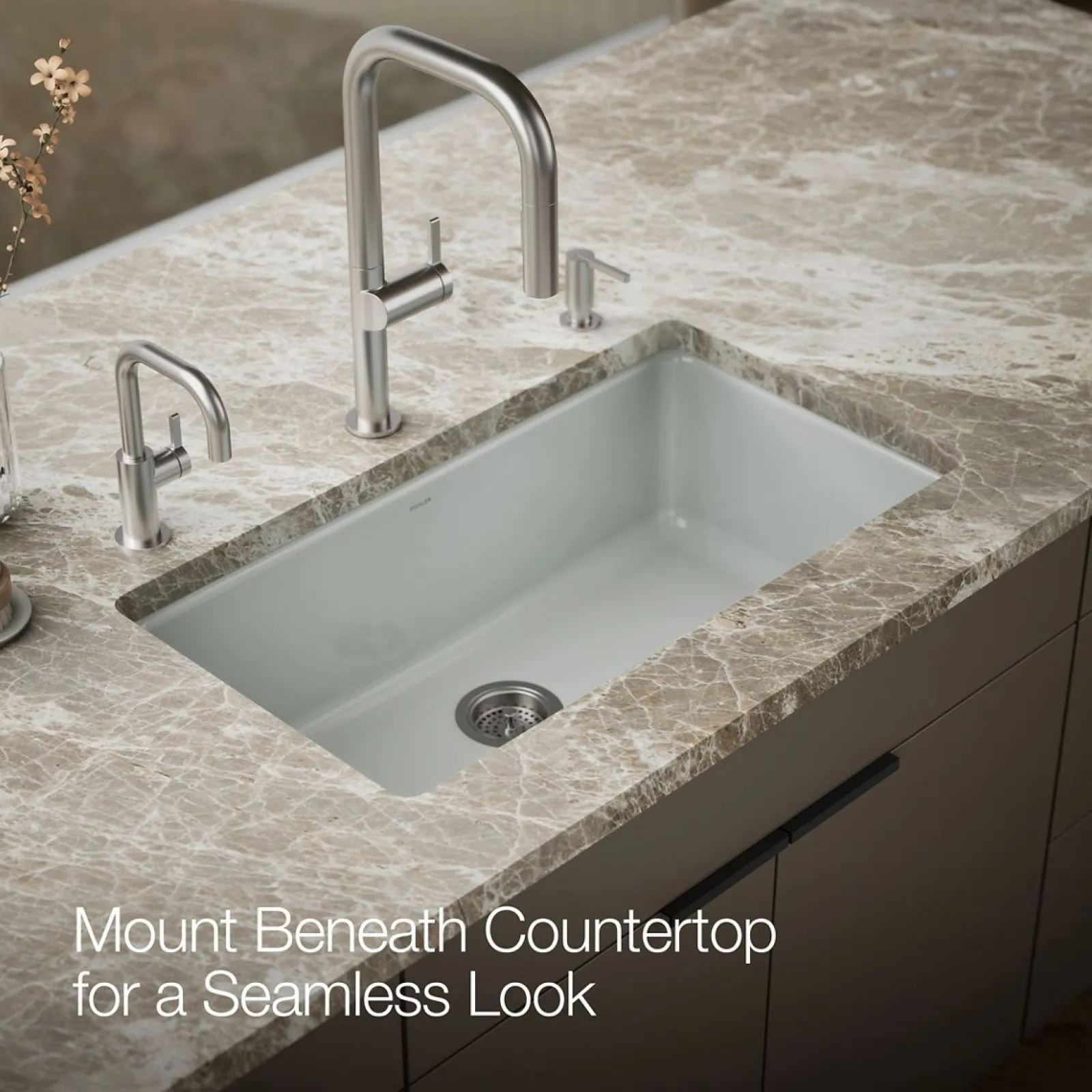 33" top-/undermount single-bowl kitchen sink^Kohler Best
