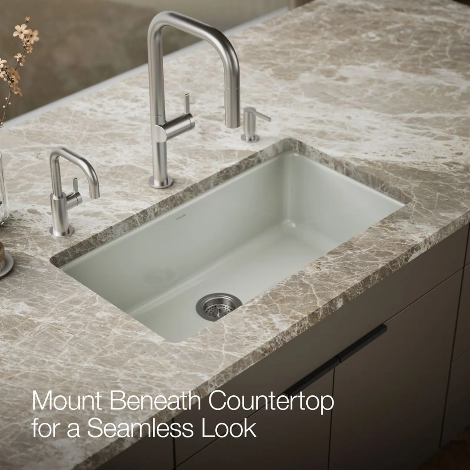 33" top-/undermount single-bowl kitchen sink^Kohler Best